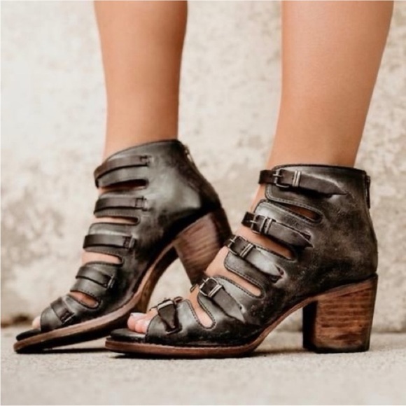 freebird Shoes - Freebird Quinn Bootie in Black Multi NEW
